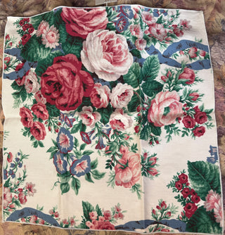 Beautiful Rose Tea Towel 17" square RCD