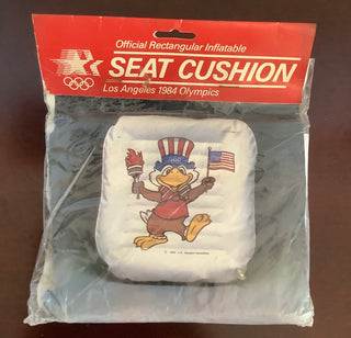 1984 Los Angeles Olympic Seat Cushion, inflatable