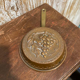 9.5" Vtg Brass & Copper Wall Decor--SP