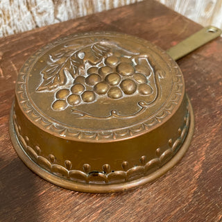 9.5" Vtg Brass & Copper Wall Decor--SP