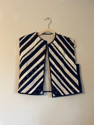 vtg quilted vest