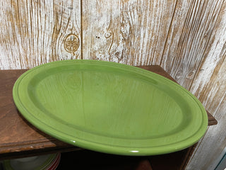 15.75" Emile Henry France Oval Green Platter--SP
