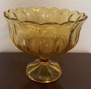 Anchor Hocking Fairfield Amber Glass Bowl