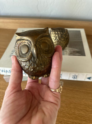 VTG brass owl/3 inch MTS