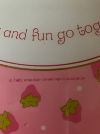 Vntg  1982 Strawberry Shortcake Tray