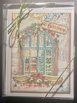 Vintage Inspired Christmas Card Variety Set 1