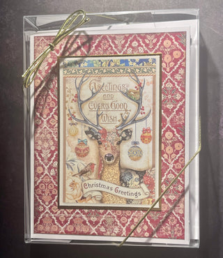 Vintage Inspired Christmas Card Variety Set 2