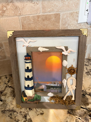 Lighthouse/Nautical Picture Frame