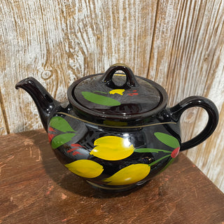 Royal Canadian Art Pottery Dripless Teapot, Floral--SP