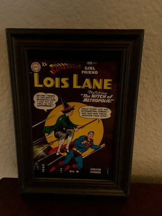 Lois Lane framed reproduction 4x6