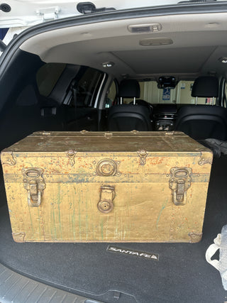 VTG Brass & Metal Steam Trunk