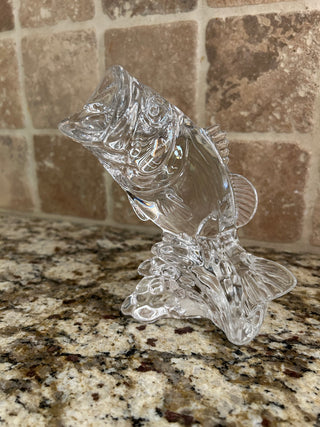 Large Mouth Bass Princess House Figurine