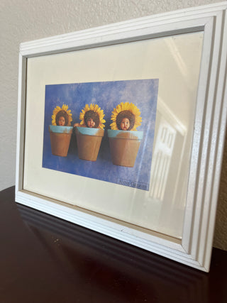 Anne Geddes Sunflower Trio picture frame