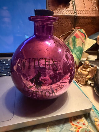 Witches Potion Purple bottle