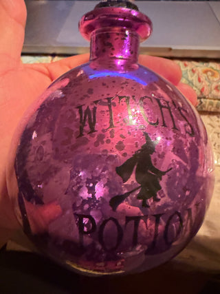 Witches Potion Purple bottle