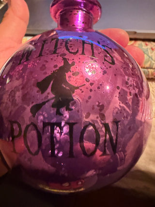 Witches Potion Purple bottle