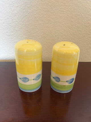 Caleca Marina Pattern Salt & Pepper Shakers