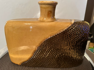 Vase Bottle Metallic Glazed MTS