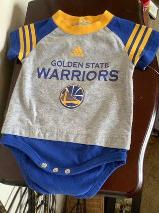 Warriors Newborn Onesie