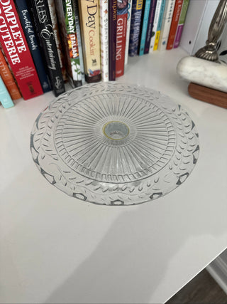 VTG 10" Pedestal Circleware Cake Stand