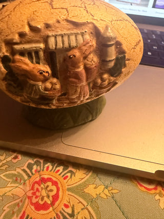 Egg-shaped ceramic scenery VV MTS