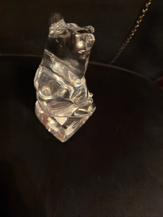 Rare Royal Copenhagen Crystal Sitting Bear VV MTS