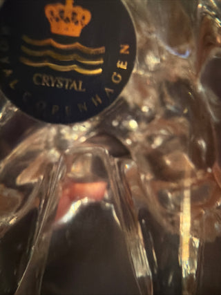 Rare Royal Copenhagen Crystal Sitting Bear VV MTS