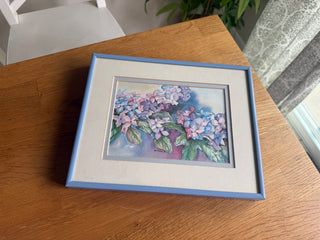 Framed Flower Painting