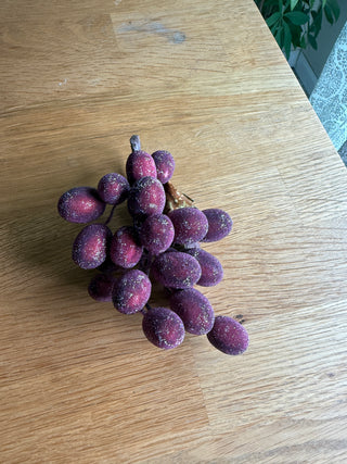 Purple Frosted Grapes