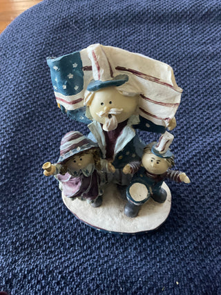Uncle Sam w/ Boy&Girl Figurine