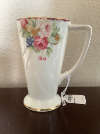 Mikasa Rosemead Tall Mug, floral & fruit designs