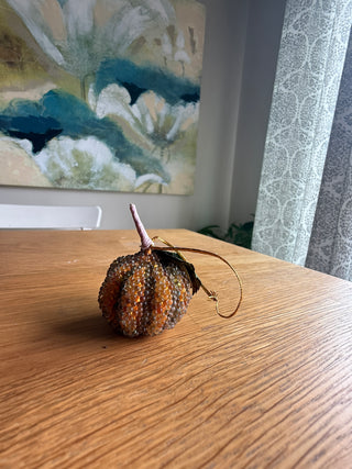 small pumpkin ornament