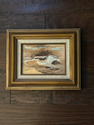 Sm. Wall Art: Crashing Waves