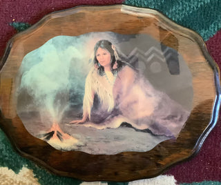 Dream of the Warrior - wooden wall Art