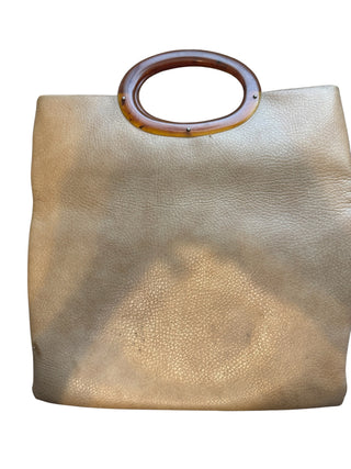 1970s Tortoiseshell Ring-Handle Tote