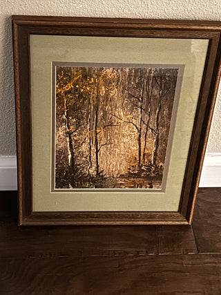 Wall Art: Birch Forest in Autumn