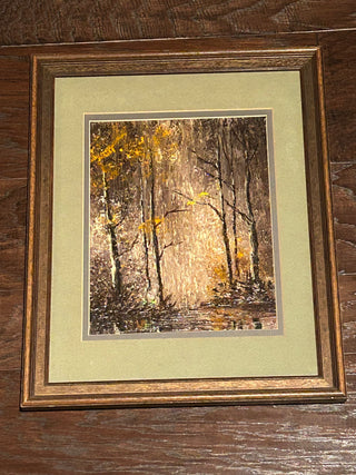 Wall Art: Birch Forest in Autumn
