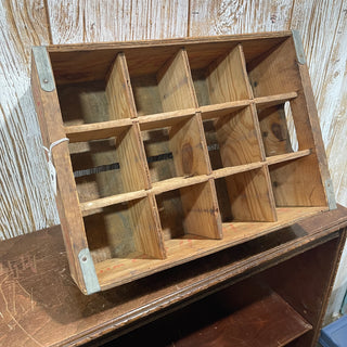 7UP Seven Up Soda Bottle Wood Crate, LA--SP