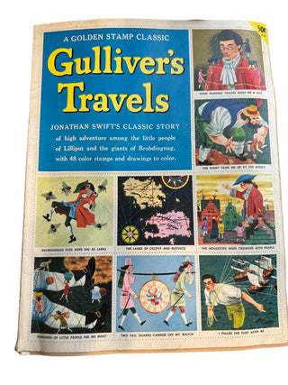 1950s Gulliver's Travels Golden Stamp Book