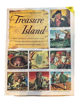 1950s Treasure Island Golden Stamp Book