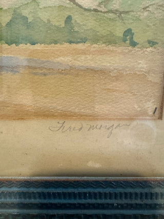 Fred Morgan Original Watercolor