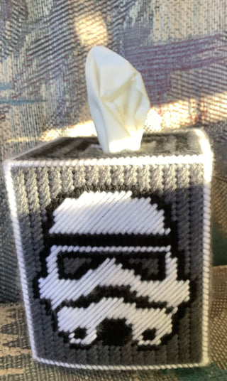 Handmade Star Wars Storm Trooper Tissue Box Cover
