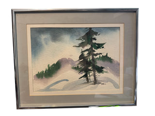 Red Woodbury Original Watercolor