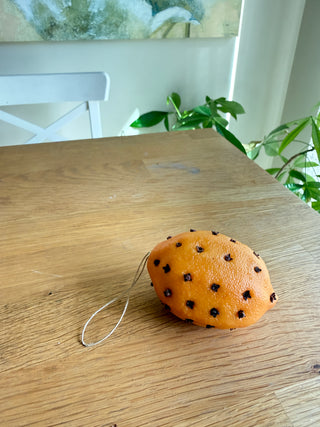 Lemon w/Cloves Ornament