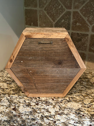 Rustic Hexagon Shadow Box