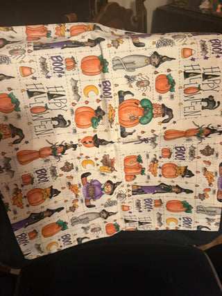 3 Halloween fabrics