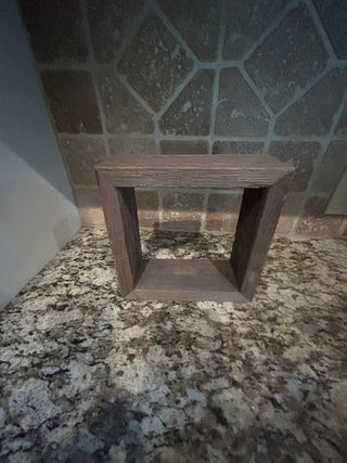 8.25” Square Rustic Wall Shelf