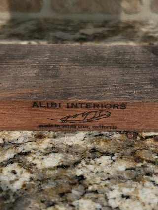 8.25” Square Rustic Wall Shelf