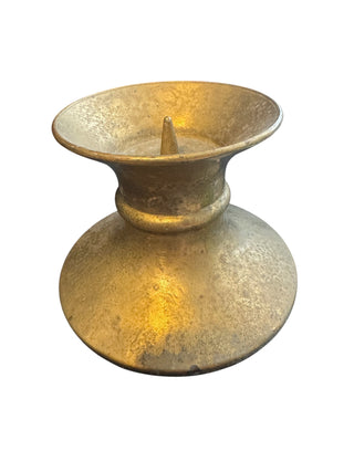Vintage Solid Brass Pricket Candle Holder