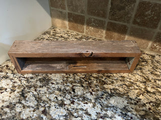 17” Rustic Wood Planter Box/Shelf